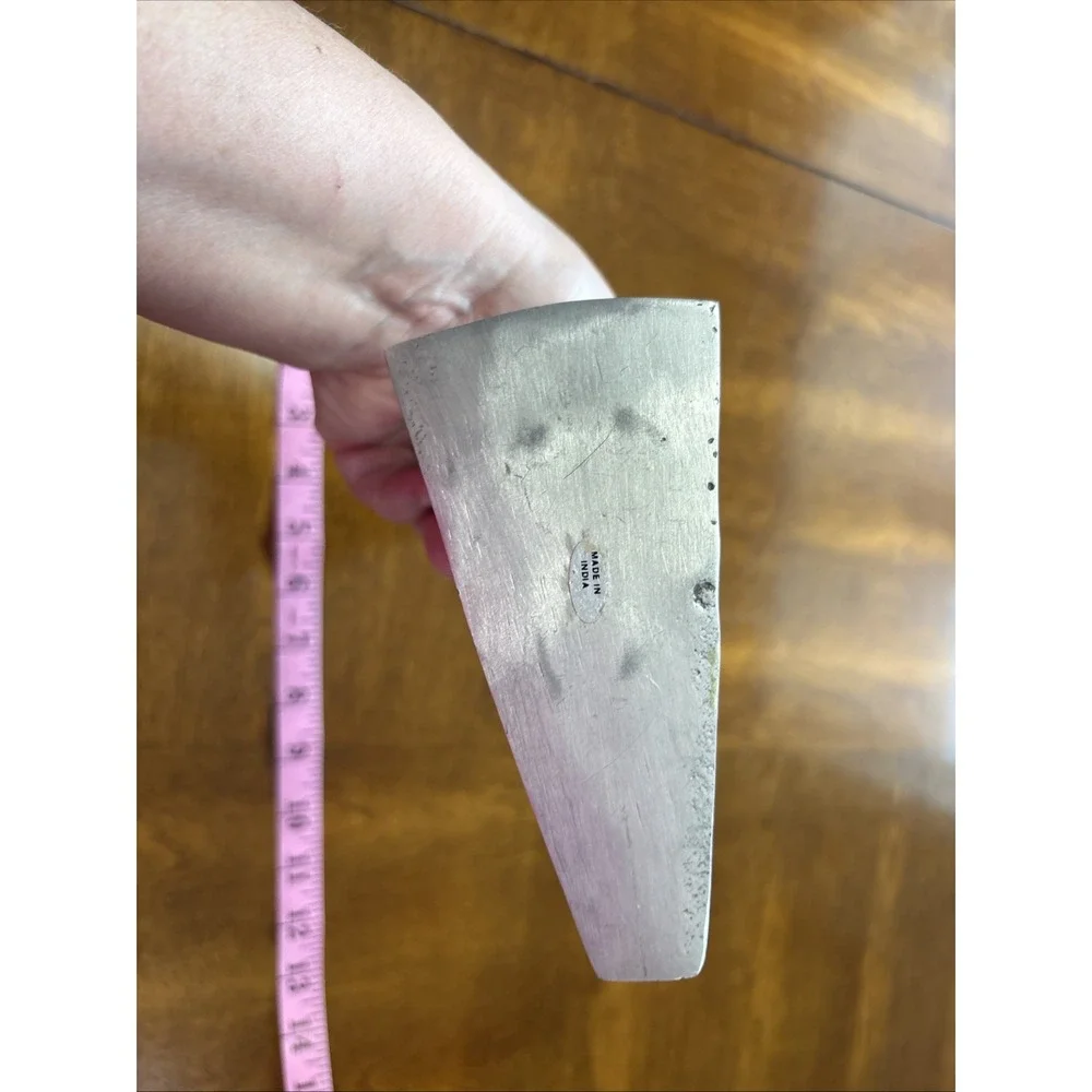 Metal Brutalist Triangle Abstract Form Made In India Vase